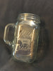 Mugs Mason Jar Hand Etched MILK AND CREAM With Heart on Handle {{ JAMsCraftCloset }}