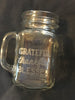 Mugs Mason Jar Hand Etched GRATEFUL THANKFUL BLESSED With Heart on Handle {{ JAMsCraftCloset }}