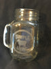 Mugs Mason Jar Hand Etched SIMPLE LIVING With Heart on Handle {{ JAMsCraftCloset }}