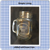 Mugs Mason Jar Hand Etched SIMPLE LIVING With Heart on Handle {{ JAMsCraftCloset }}