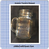Mugs Mason Jar Hand Etched GRATEFUL THANKFUL BLESSED With Heart on Handle {{ JAMsCraftCloset }}