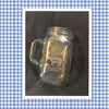Mugs Mason Jar Hand Etched MILK AND CREAM With Heart on Handle {{ JAMsCraftCloset }}