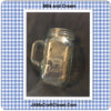 Mugs Mason Jar Hand Etched MILK AND CREAM With Heart on Handle {{ JAMsCraftCloset }}