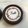 HAVE FAITH Floral Wreath Wall Art Sublimation Decal Gift Home Decor Faith Affirmation {{ JAMsCraftCloset }}