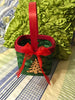 Basket Flower Girl Square Woven Wedding Accessory Table Decor Red Green Gold Tree Holiday Decor {{ JAMsCraftCloset }}