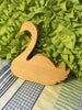 Swan Wooden Unfinished Ready for YOUR Creativity Shelf Sitter Drilled Hole to Add A Base JAMsCraftCloset