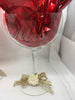 Stemware Hand Etched MR. and MRS. With Bow and Flower Wedding Accessory Bar Decor Gift Idea {{ JAMsCraftCloset }}