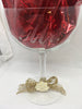 Stemware Hand Etched MR. and MRS. With Bow and Flower Wedding Accessory Bar Decor Gift Idea {{ JAMsCraftCloset }}