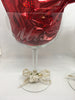 Stemware Hand Etched MR. and MRS. With Bow and Flower Wedding Accessory Bar Decor Gift Idea {{ JAMsCraftCloset }}