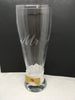 Hand Etched Beer Glass MR. and MRS. With Ribbon and Bow Wedding Accessory Bar Decor Gift Idea {{ JAMsCraftCloset }}