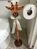 Decorative Plunger Upcycled Unique Gray Elephant Orange Giraffe Bathroom Toilet Decor Handmade Gift Idea JAMsCraftCloset