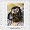 Farmhouse Country Kitchen Black White Heart Decor Mug Cup Coffee Hand Painted Barware Gift Idea {{ JAMsCraftCloset }}