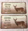 License Plate Digital Graphic Design Download HUNTERS WILL DO ANYTHING FOR A BUCK SVG-PNG-JPEG Sublimation Crafters Delight {{ JAMsCraftCloset }}