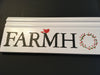 Wooden Sign FARMHOUSE Decor With Red Bird Wreath Accents Wall Art Gift Idea Home Decor Country Decor {{ JAMsCraftCloset }}