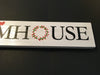 Wooden Sign FARMHOUSE Decor With Red Bird Wreath Accents Wall Art Gift Idea Home Decor Country Decor {{ JAMsCraftCloset }}