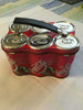 Lunchbox Vintage SMALL Miniature Metal Enjoy Coca-Cola Six Pack Fair Condition NO THERMOS Collectible {{ JAMsCraftCloset }}