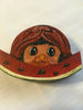 Shelf Sitter Watermelon Pickaninny Black Americana Vintage Handmade Hand Painted - JAMsCraftCloset