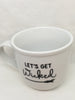 Mug Cup LETs GET WICKED Halloween Hand Painted Home Kitchen Decor Drinkware {{ JAMsCraftCloset }}