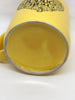 Mug Cup Yellow I LOVE YOU Hand Painted Home Kitchen Decor Drinkware {{ JAMsCraftCloset }}