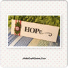 Tile Sign HOPE Positive Saying With Button Floral Accents Wall Art Gift Idea Home Country Decor {{ JAMsCraftCloset }}