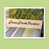 FARM FRESH PRODUCE White Ceramic Tile Sign Country Farmhouse Wall Art Gift Campers RV {{ JAMsCraftCloset }}