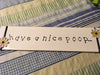 HAVE A NICE POOP White Ceramic Tile Sign Funny Bathroom Decor Wall Art Gift Idea {{ JAMsCraftCloset }}