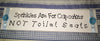 SPRINKLES ARE FOR CUPCAKES NOT TOILET SEATS White Ceramic Tile Sign Funny Bathroom Decor Wall Art {{ JAMsCraftCloset }}