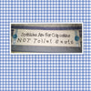 SPRINKLES ARE FOR CUPCAKES NOT TOILET SEATS White Ceramic Tile Sign Funny Bathroom Decor Wall Art {{ JAMsCraftCloset }}