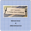 GET NAKED HALF BATH White Ceramic Tile Sign Funny Bathroom Decor Wall Art Gift Idea {{ JAMsCraftCloset }}