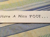 HAVE A NICE POOP Tile Sign Funny BATHROOM Decor Wall Art Home Decor Gift Idea {{ JAMsCraftCloset }}