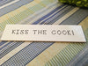 KISS THE COOK Tile Sign Funny KITCHEN Decor Wall Art Home Decor Gift Idea {{ JAMsCraftCloset }}