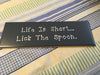 LIFE IS SHORT LICK THE SPOON Tile Sign Funny KITCHEN Decor Wall Art Gift Idea {{ JAMsCraftCloset }}