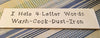 I HATE 4 LETTER WORDS WASH COOK DUST IRON Ceramic Tile Sign Home Decor Wall Art Gift {{ JAMsCraftCloset }}