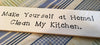 MAKE YOURSELF AT HOME CLEAN MY KITCHEN Tile Sign Funny KITCHEN Decor Wall Art Home Decor Gift Idea {{ JAMsCraftCloset }}