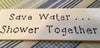 SAVE WATER...SHOWER TOGETHER Tile Sign Funny BATHROOM Decor Gift Idea {{ JAMsCraftCloset }}