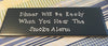 DINNER WILL BE READY WHEN YOU HEAR THE SMOKE ALARM Tile Sign Funny KITCHEN Decor {{ JAMsCraftCloset }}