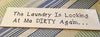 THE LAUNDRY IS LOOKING AT ME DIRTY AGAIN Tile Sign LAUNDRY Decor Wall Art {{ JAMsCraftCloset }}