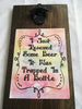 BOTTLE OPENER Sublimation On Metal Mounted On Wood I JUST RESCUED SOME BEER Home Mancave Patio Porch Decor Crafters Delight {{ JAMsCraftCloset }}