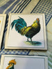 Ceramic Tile Vintage ROOSTER Kitchen Wall Art Handmade Upcycled Gift {{ JAMsCraftCloset }}