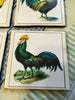 Ceramic Tile Vintage ROOSTER Kitchen Wall Art Handmade Upcycled Gift {{ JAMsCraftCloset }}