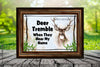 DEER License Plate Digital Graphic Design Download DEER TREMBLE WHEN THEY HEAR MY NAME SVG-PNG Hunters Crafters Delight Sublimation {{ JAMsCraftCloset }}