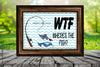 MUG Coffee Full Wrap Sublimation Digital Graphic Design Download WTF WHERES THE FISH SVG-PNG Crafters Delight {{ JAMsCraftCloset }}