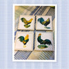 Ceramic Tile Vintage ROOSTER Kitchen Wall Art Handmade Upcycled Gift {{ JAMsCraftCloset }}