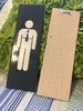 GIRL and BOY Door Sign Blue Ceramic Tile Sign Funny BATHROOM Decor Gift Idea {{ JAMsCraftCloset }}