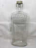 Vintage COLUMBIA Embossed Grapes Rectangle Rare Wine Bottle With Screw-On Lid 3/4 Quart 1900-1940 {{ JAMsCraftCloset }}