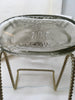 Vintage COLUMBIA Embossed Grapes Rectangle Rare Wine Bottle With Screw-On Lid 3/4 Quart 1900-1940 {{ JAMsCraftCloset }}