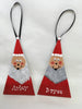 Christmas Personalized Ornament Handmade Hand Painted SANTA Wooden Holiday Tree Decoration Crafters Delight {{ JAMsCraftCloset }}