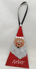 Christmas Personalized Ornament Handmade Hand Painted SANTA Wooden Holiday Tree Decoration Crafters Delight {{ JAMsCraftCloset }}