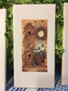 Ceramic Tile CABIN SWEET CABIN - FISH TALES TOLD HERE Wall Art Handmade Decoupaged {{ JAMsCraftCloset }}
