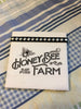 HONEY BEE FARM Wall Art Ceramic Tile Decoupaged Sign Kitchen Country Farmhouse Decor Gift {{ JAMsCraftCloset }}